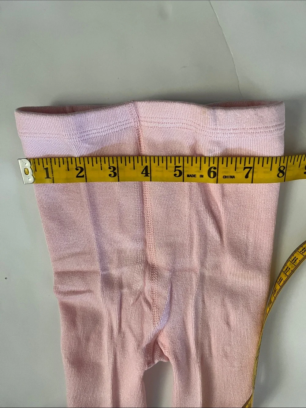 Girls Ballet Footed Knit Tights Socks pink